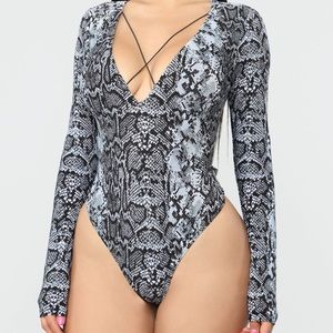 Snakeskin Bodysuit by FashionNova
